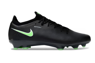 Nike Air Zoom Mercurial Vapor 17 Elite FG Firm Ground Soccer Cleats - Black/Electric Green/Metallic Silver