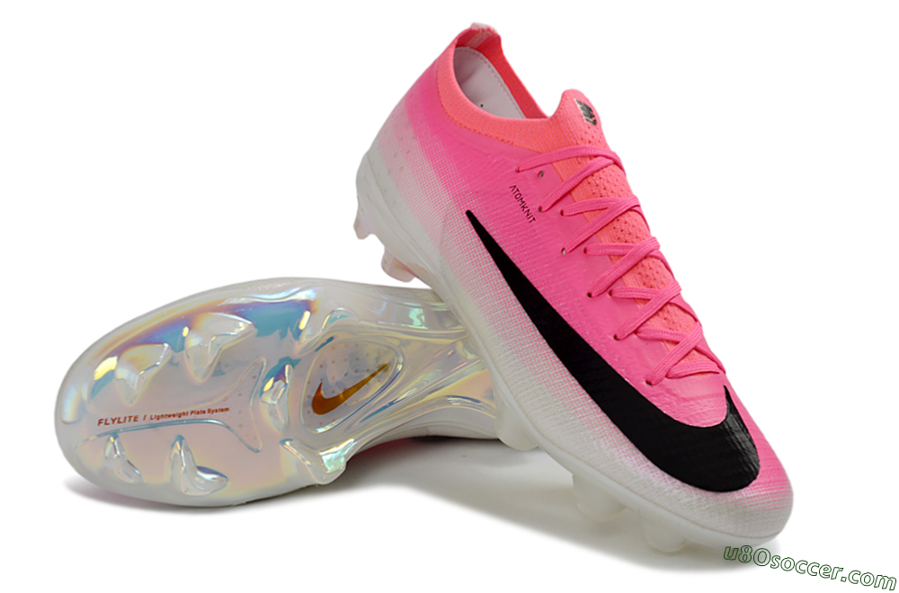 Nike Air Zoom Mercurial Vapor 17 Elite FG Firm Ground Soccer Cleats - Pink/Neon Pink/Black 4