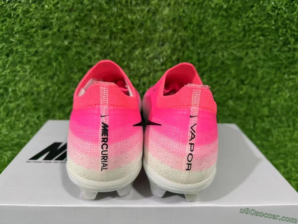 Nike Air Zoom Mercurial Vapor 17 Elite FG Firm Ground Soccer Cleats - Pink/Neon Pink/Black