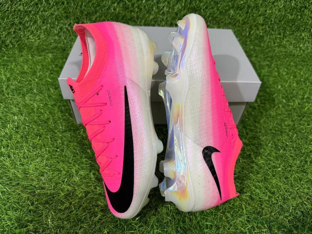 Nike Air Zoom Mercurial Vapor 17 Elite FG Firm Ground Soccer Cleats - Pink/Neon Pink/Black