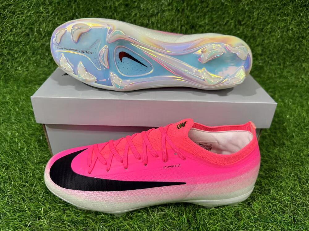 Nike Air Zoom Mercurial Vapor 17 Elite FG Firm Ground Soccer Cleats - Pink/Neon Pink/Black