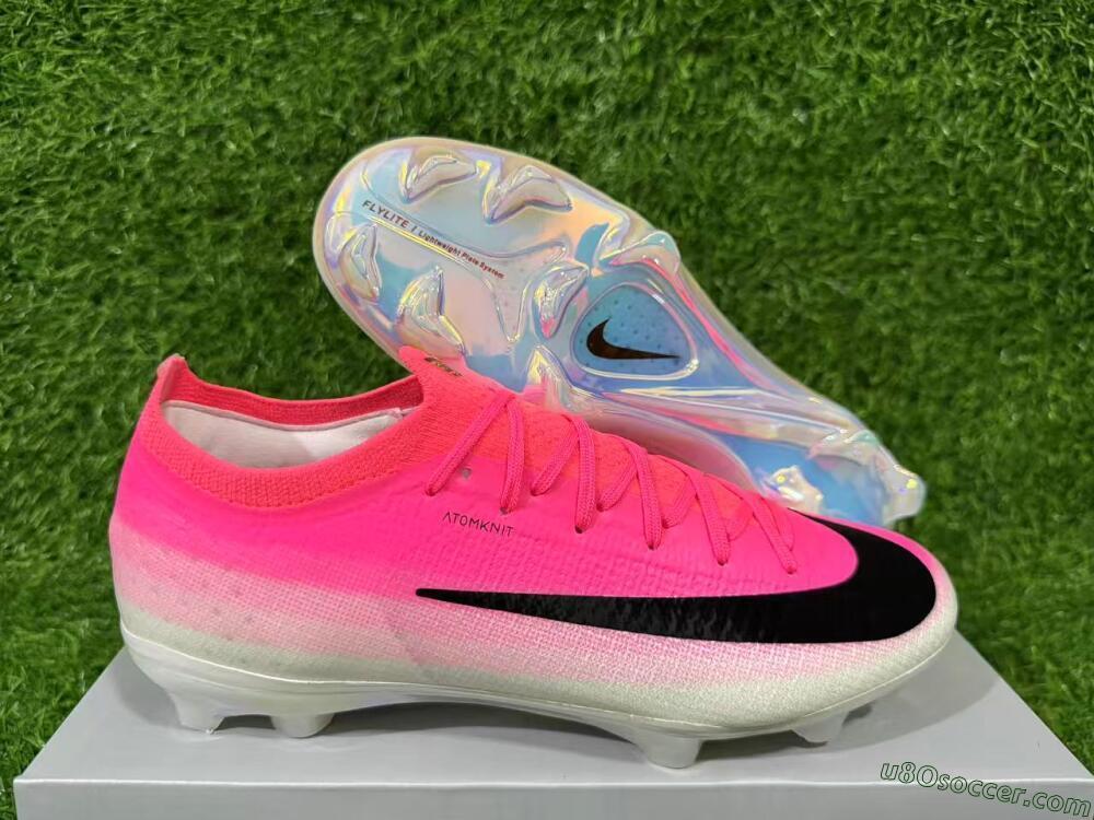 Nike Air Zoom Mercurial Vapor 17 Elite FG Firm Ground Soccer Cleats - Pink/Neon Pink/Black