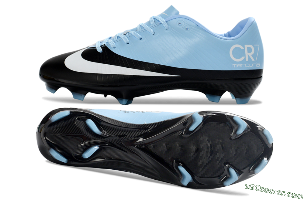 Nike Air Zoom Mercurial Superfly 11 Elite FG Firm Ground Soccer Cleats - Blue/Sky Blue/Black 0
