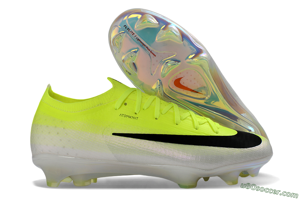 Nike Air Zoom Mercurial Vapor 17 Elite FG Firm Ground Soccer Cleats - Yellow/Vibrant Yellow/Sleek Black 1