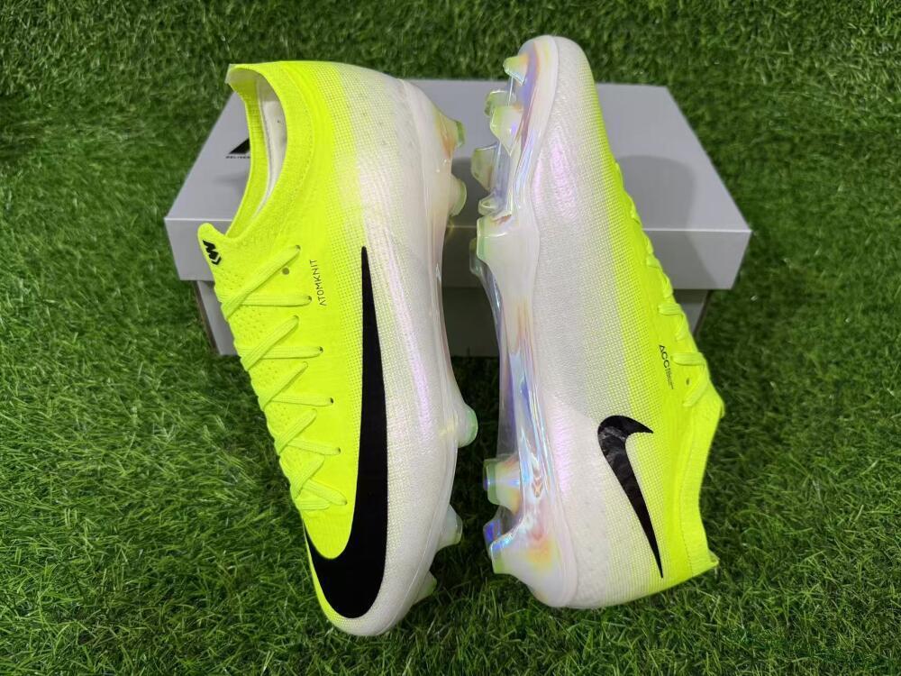 Nike Air Zoom Mercurial Vapor 17 Elite FG Firm Ground Soccer Cleats - Yellow/Vibrant Yellow/Sleek Black