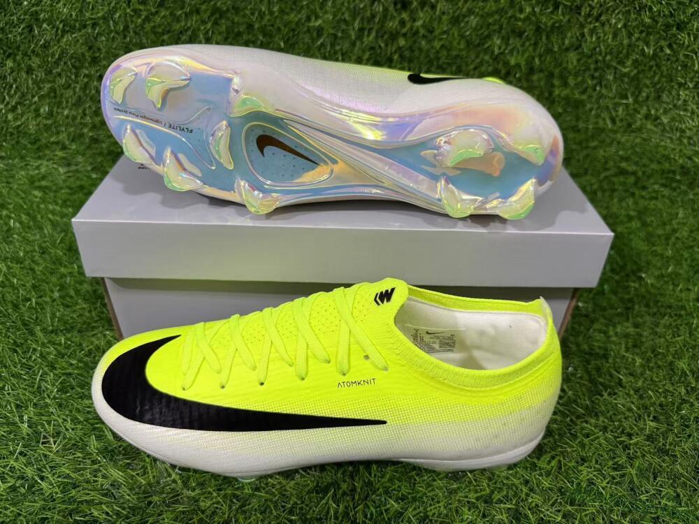 Nike Air Zoom Mercurial Vapor 17 Elite FG Firm Ground Soccer Cleats - Yellow/Vibrant Yellow/Sleek Black