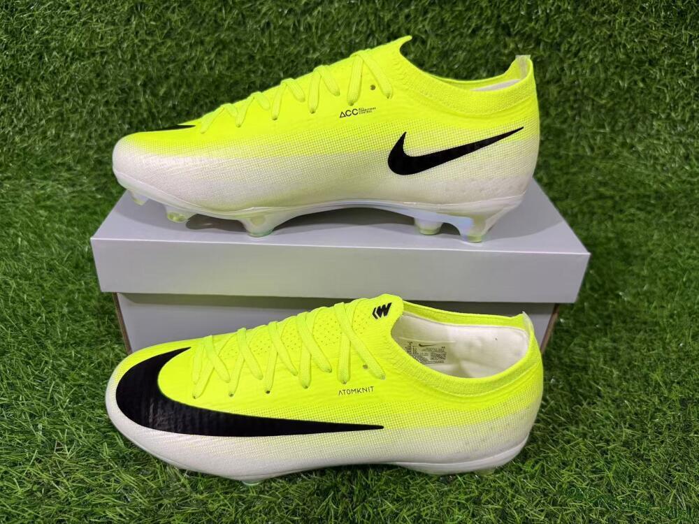 Nike Air Zoom Mercurial Vapor 17 Elite FG Firm Ground Soccer Cleats - Yellow/Vibrant Yellow/Sleek Black