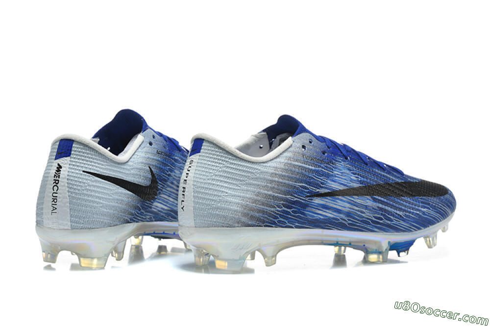 Nike Air Zoom Mercurial Superfly 11 Elite FG Firm Ground Soccer Cleats - Blue/Electric Blue/Steel Grey 9