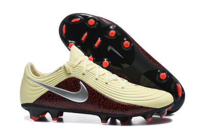 Nike Tiempo Legend 11 Elite FG Firm Ground Soccer Cleats - Yellow/Crimson Black/Neon Orange