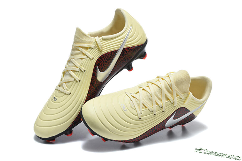 Nike Tiempo Legend 11 Elite FG Firm Ground Soccer Cleats - Yellow/Crimson Black/Neon Orange 6