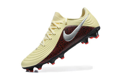 Nike Tiempo Legend 11 Elite FG Firm Ground Soccer Cleats - Yellow/Crimson Black/Neon Orange