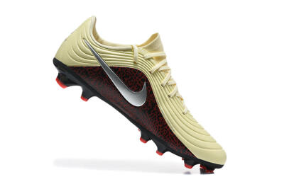 Nike Tiempo Legend 11 Elite FG Firm Ground Soccer Cleats - Yellow/Crimson Black/Neon Orange