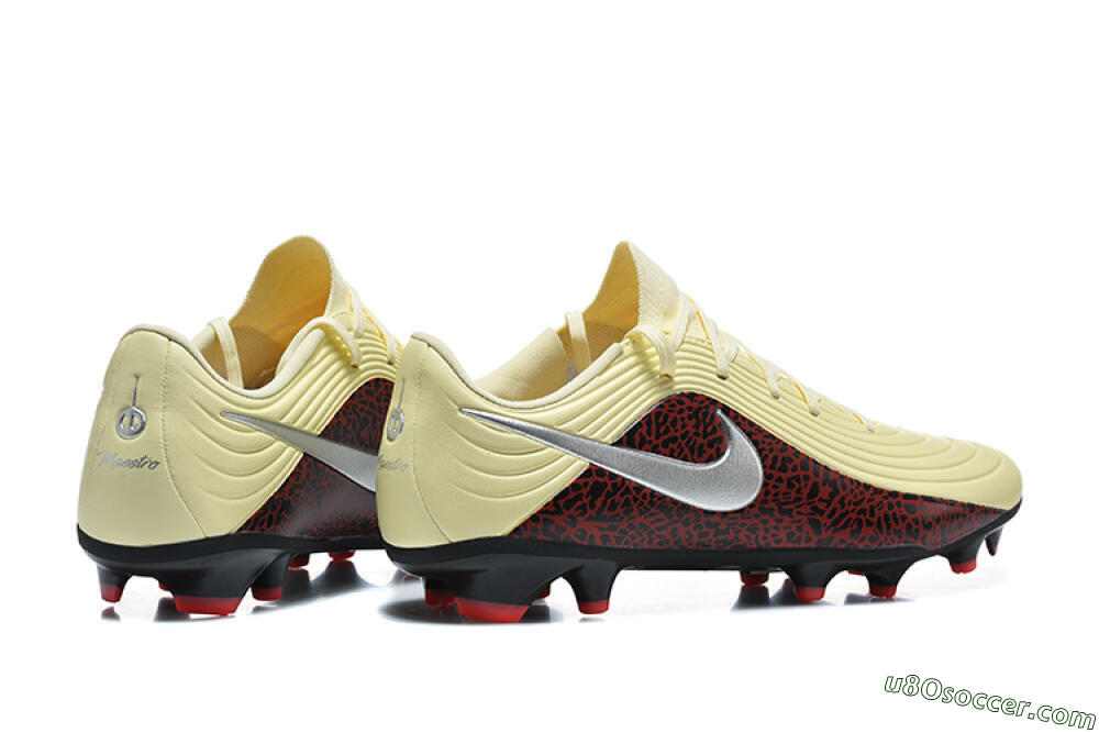 Nike Tiempo Legend 11 Elite FG Firm Ground Soccer Cleats - Yellow/Crimson Black/Neon Orange 9
