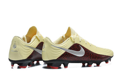 Nike Tiempo Legend 11 Elite FG Firm Ground Soccer Cleats - Yellow/Crimson Black/Neon Orange