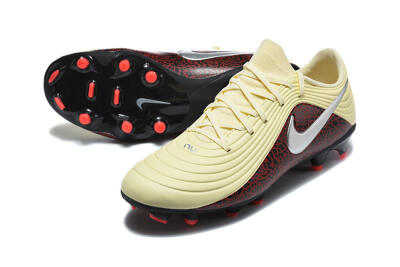 Nike Tiempo Legend 11 Elite FG Firm Ground Soccer Cleats - Yellow/Crimson Black/Neon Orange