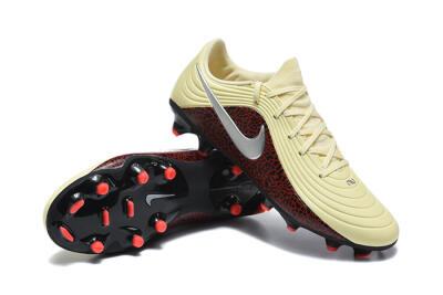 Nike Tiempo Legend 11 Elite FG Firm Ground Soccer Cleats - Yellow/Crimson Black/Neon Orange