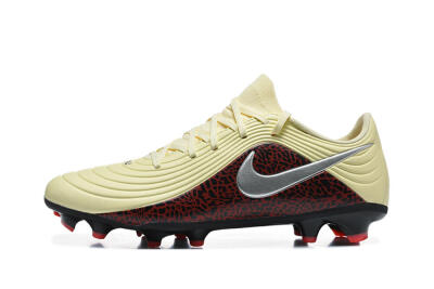 Nike Tiempo Legend 11 Elite FG Firm Ground Soccer Cleats - Yellow/Crimson Black/Neon Orange