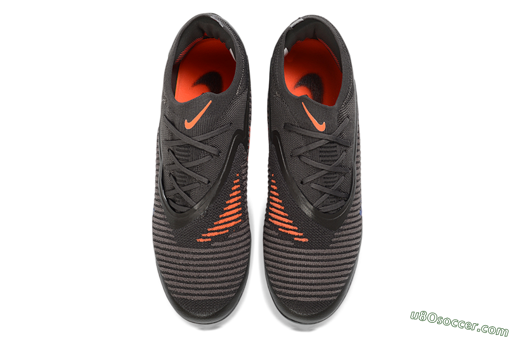 Nike Phantom 6 Elite Low FG Firm Ground Soccer Cleats - Black/Electric Green/Metallic Gray 4