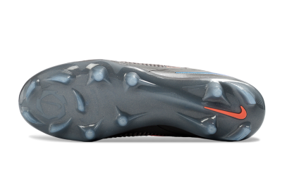 Nike Phantom 6 Elite Low FG Firm Ground Soccer Cleats - Black/Electric Green/Metallic Gray