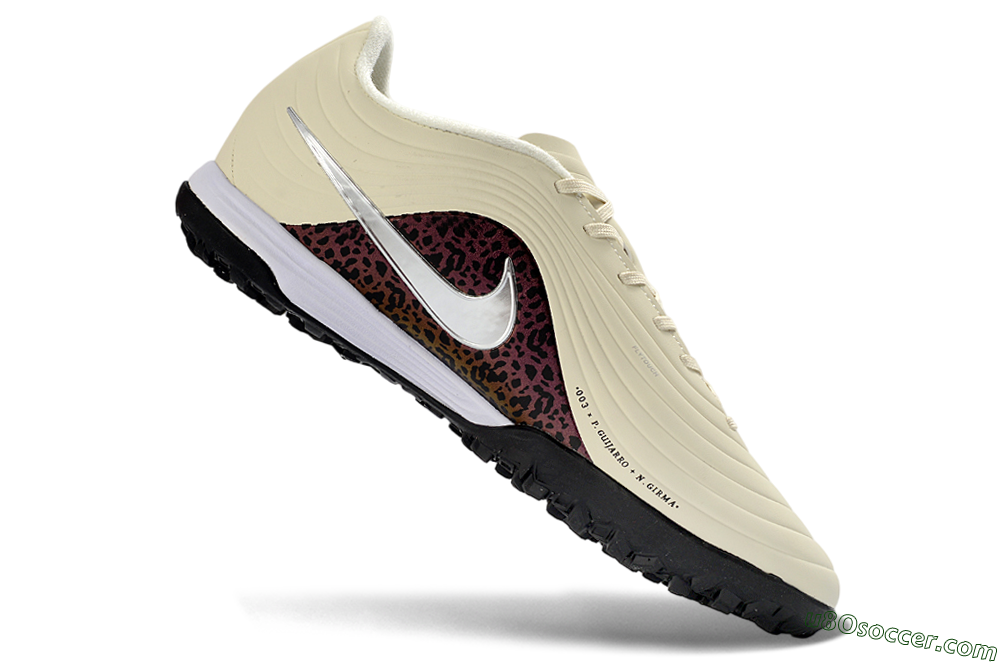 Nike Tiempo Legend 11 Elite TF Artificial Turf Soccer Shoes - Beige/Warm Beige/Leopard Purple 5