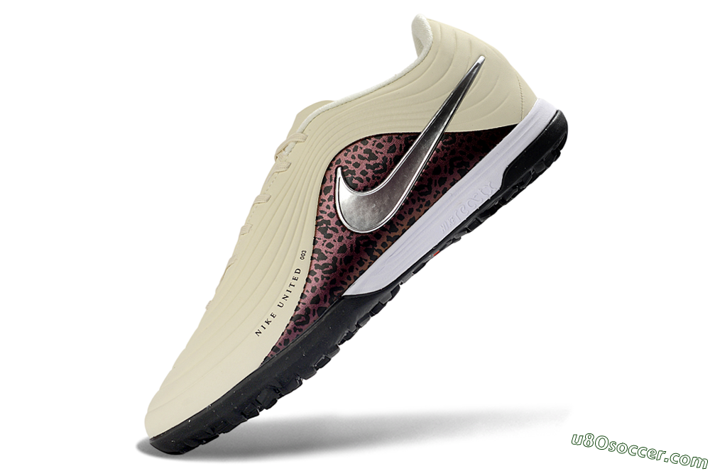 Nike Tiempo Legend 11 Elite TF Artificial Turf Soccer Shoes - Beige/Warm Beige/Leopard Purple 6
