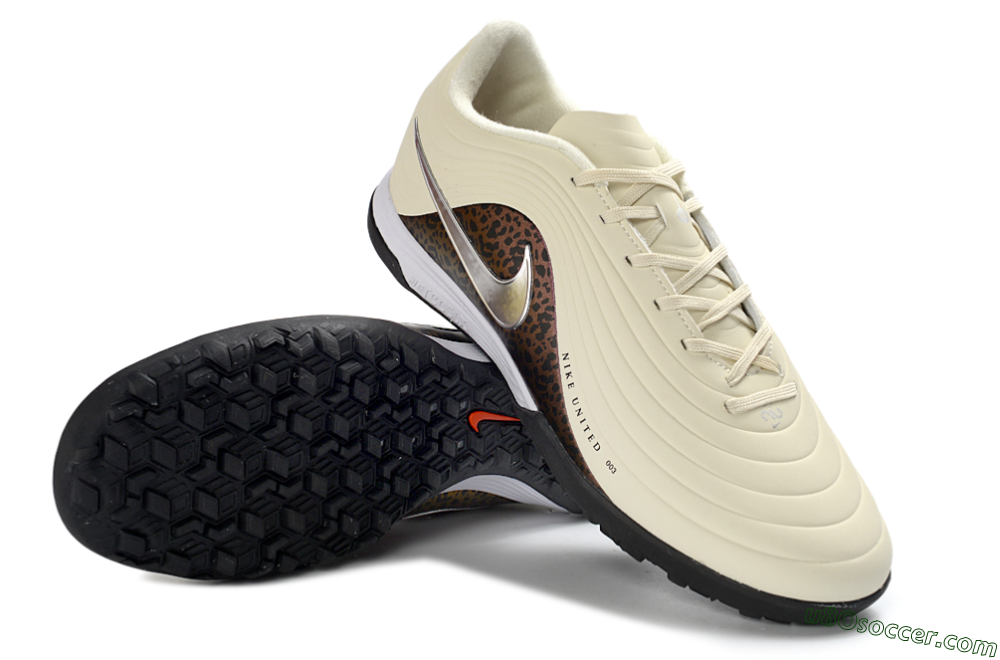 Nike Tiempo Legend 11 Elite TF Artificial Turf Soccer Shoes - Beige/Warm Beige/Leopard Purple 4