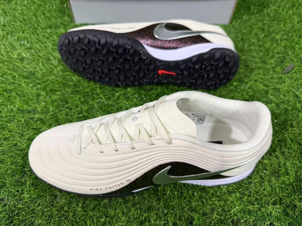 Nike Tiempo Legend 11 Elite TF Artificial Turf Soccer Shoes - Beige/Warm Beige/Leopard Purple