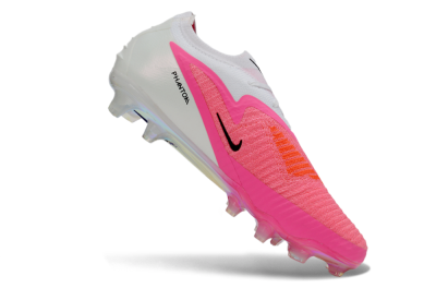 Nike Phantom 6 Elite Low FG Firm Ground Soccer Cleats - Pink/Bright Pink/White