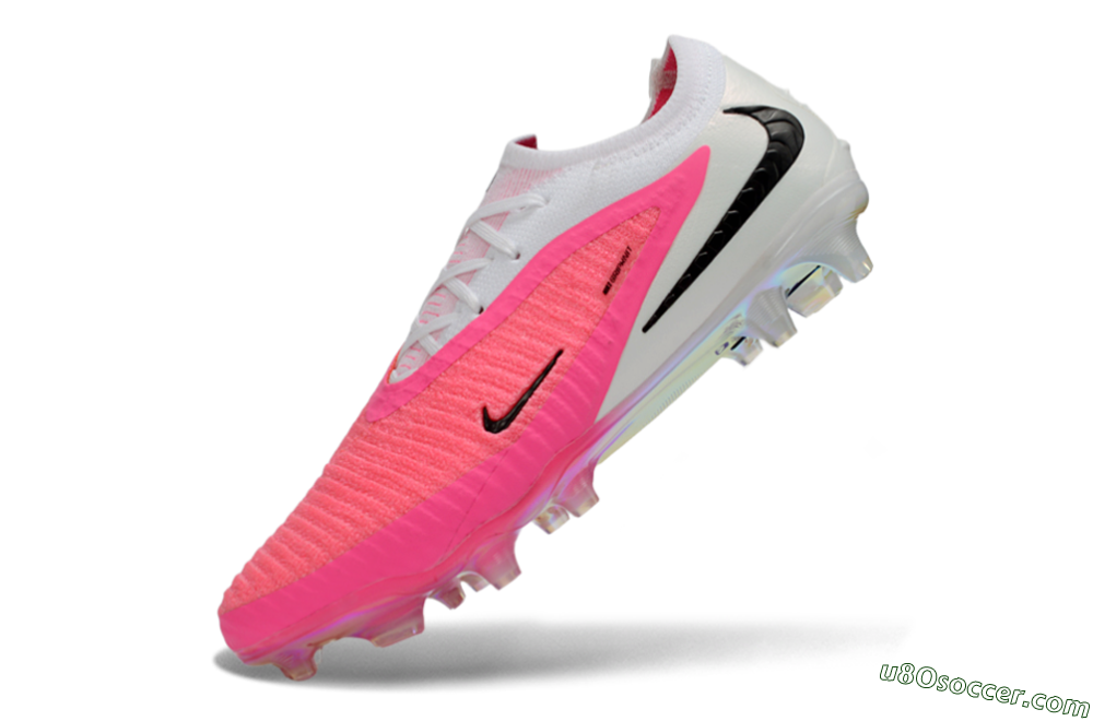 Nike Phantom 6 Elite Low FG Firm Ground Soccer Cleats - Pink/Bright Pink/White 6