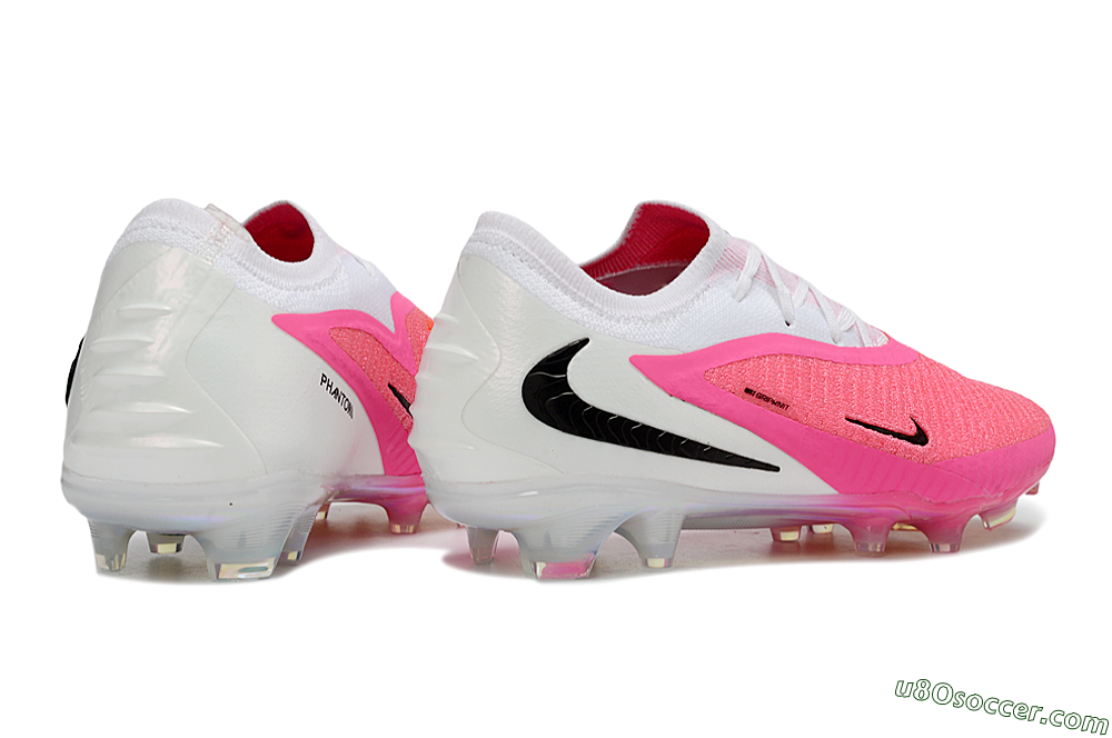 Nike Phantom 6 Elite Low FG Firm Ground Soccer Cleats - Pink/Bright Pink/White 7