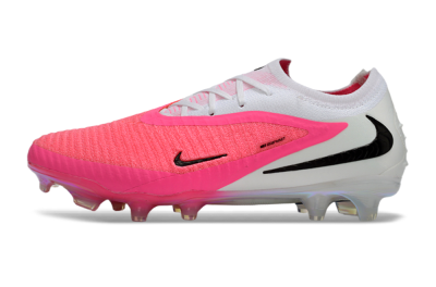 Nike Phantom 6 Elite Low FG Firm Ground Soccer Cleats - Pink/Bright Pink/White