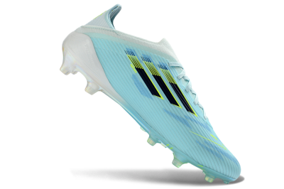 Adidas F50 Elite FG Firm Ground Soccer Cleats - Aqua/Electric Blue/Shimmering Lime