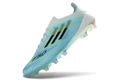 Adidas F50 Elite FG Firm Ground Soccer Cleats - Aqua/Electric Blue/Shimmering Lime