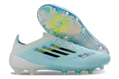 Adidas F50 Elite FG Firm Ground Soccer Cleats - Aqua/Electric Blue/Shimmering Lime