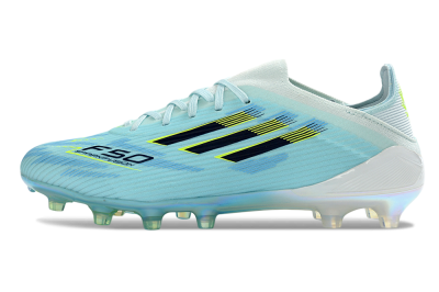 Adidas F50 Elite FG Firm Ground Soccer Cleats - Aqua/Electric Blue/Shimmering Lime