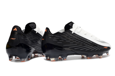 Adidas F50 Hyperfast 2026 World Cup Laceless FG Firm Ground Soccer Cleats - White/Electric Orange/Black