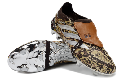 Adidas Predator 26 Elite Fold-Over Tongue FG Firm Ground Soccer Cleats - Brown/Cocoa Brown/Metallic Silver