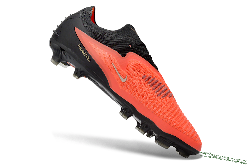 Nike Phantom 6 Elite Low FG Firm Ground Soccer Cleats - Orange/Bright Coral/Jet Black 4