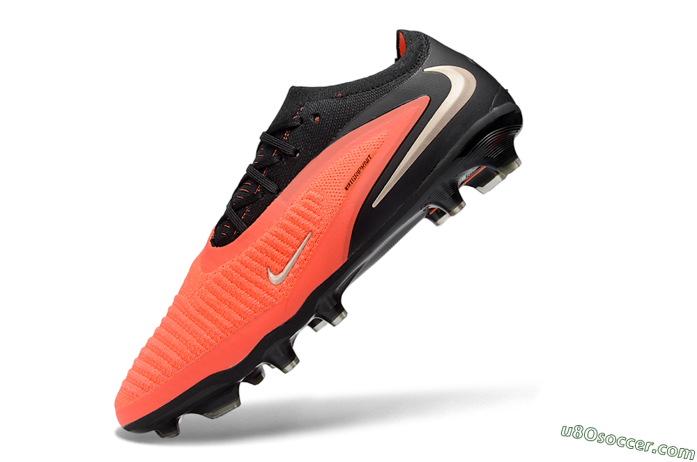 Nike Phantom 6 Elite Low FG Firm Ground Soccer Cleats - Orange/Bright Coral/Jet Black 5