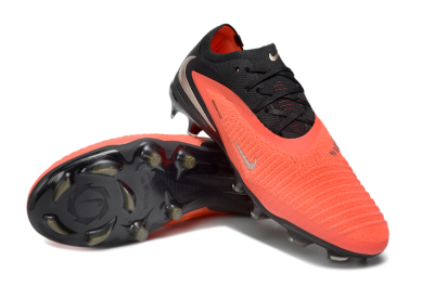 Nike Phantom 6 Elite Low FG Firm Ground Soccer Cleats - Orange/Bright Coral/Jet Black