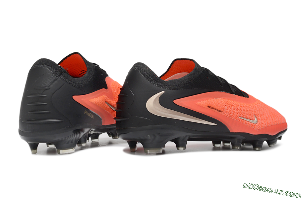 Nike Phantom 6 Elite Low FG Firm Ground Soccer Cleats - Orange/Bright Coral/Jet Black 6