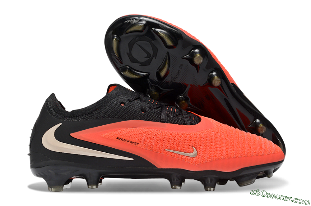 Nike Phantom 6 Elite Low FG Firm Ground Soccer Cleats - Orange/Bright Coral/Jet Black 1
