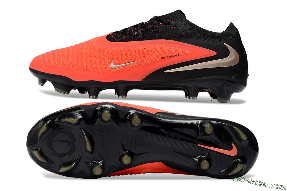 Nike Phantom 6 Elite Low FG Firm Ground Soccer Cleats - Orange/Bright Coral/Jet Black 0