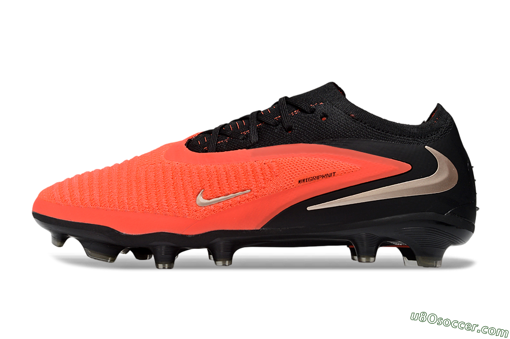 Nike Phantom 6 Elite Low FG Firm Ground Soccer Cleats - Orange/Bright Coral/Jet Black 2