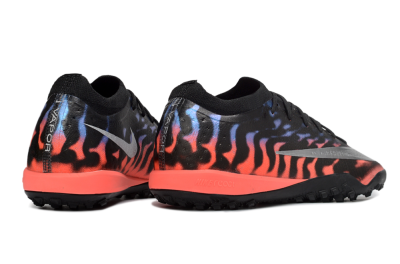 Nike Air Zoom Mercurial Vapor 17 Elite TF Artificial Turf Soccer Shoes - Black/Vibrant Orange/Royal Blue