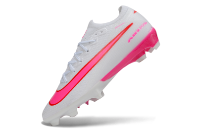 Nike Air Zoom Mercurial Vapor 17 Elite FG Firm Ground Soccer Cleats - White/Vibrant Pink/Neon Orange