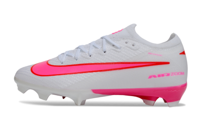 Nike Air Zoom Mercurial Vapor 17 Elite FG Firm Ground Soccer Cleats - White/Vibrant Pink/Neon Orange
