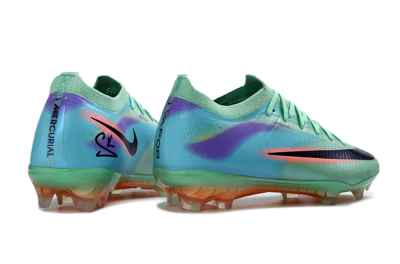 Nike Air Zoom Mercurial Vapor 17 Elite FG Firm Ground Soccer Cleats - Green/Mint Green/Coral Orange