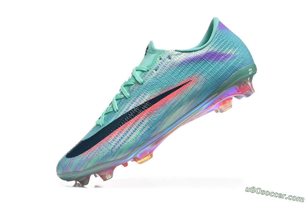 Nike Air Zoom Mercurial Superfly 11 Elite FG Firm Ground Soccer Cleats - Aqua/Iridescent Blue/Coral Glow 8