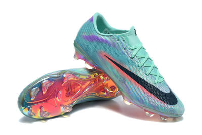 Nike Air Zoom Mercurial Superfly 11 Elite FG Firm Ground Soccer Cleats - Aqua/Iridescent Blue/Coral Glow